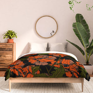 Autumn Poppies Comforter &/or Bed in a Bag Set (DS) DD