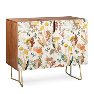 "Ole Colorful Mushrooms" Credenza (DS)