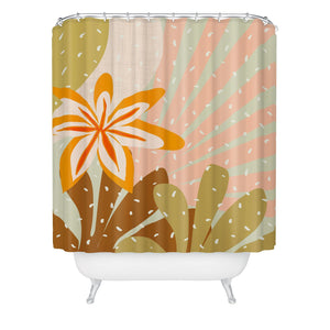 "Ole Sunrise in Desert" Shower Curtain (DS)