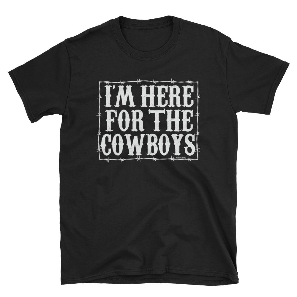 Here For The Cowboys Graphic Tee (made 2 order) LC