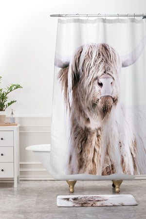 "Ole Highland Cattle Love" Shower Curtain (DS)