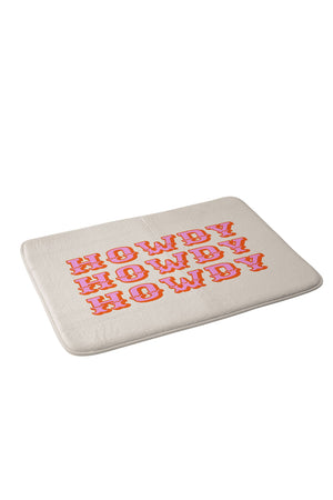 "Ole Howdy Y'all" Foam Bathroom Mat (DS)