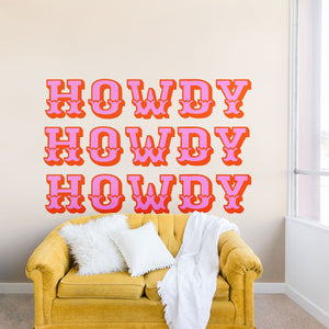 "Ole Howdy Howdy" Wall Mural (DS)