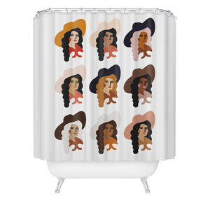Culture Cowgirl Shower Curtain (DS) DD