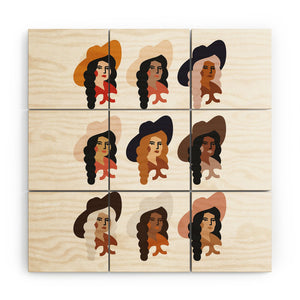 Culture Cowgirl Wood Wall Mural (DS) DD