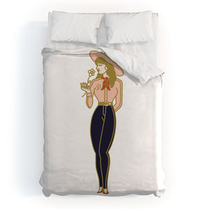 "Ole Pretty Cowgirl" Duvet Cover (DS)