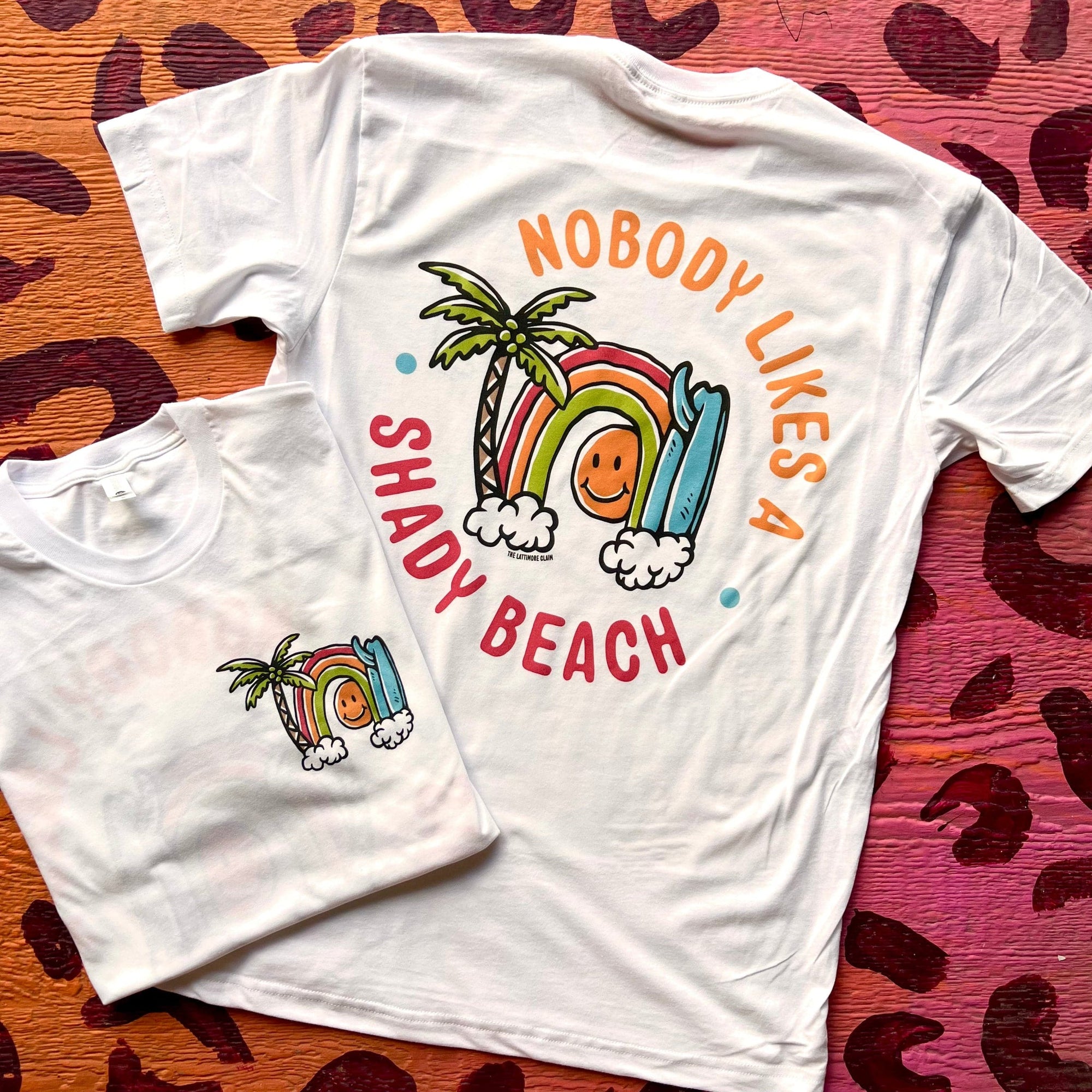 Nobody Likes a Shady Beach Graphic Tee (made 2 order) LC