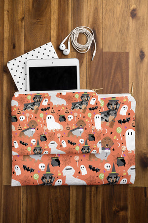 Dachshund Halloween Zipper Travel Pouch (DS) DD