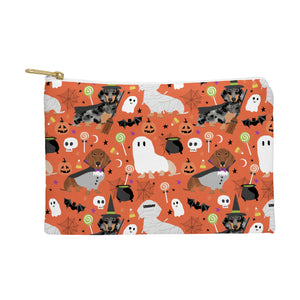 Dachshund Halloween Zipper Travel Pouch (DS) DD