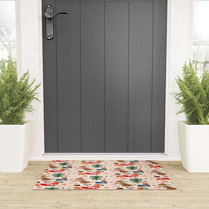 "Ole Christmas Dachshund" Welcome Mat (DS)