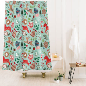 "Ole Christmas Gingerbread" Shower Curtain (DS)