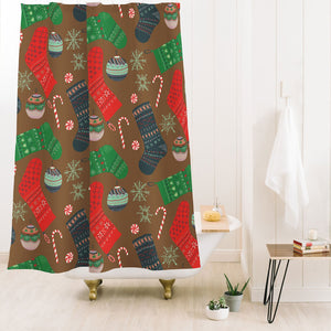 "Ole Christmas Ornaments" Shower Curtain (DS)