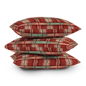 "Ole Red Christmas Tartan" Indoor / Outdoor Throw Pillows (DS)