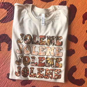 Retro Jolene Graphic Tee (made 2 order) LC