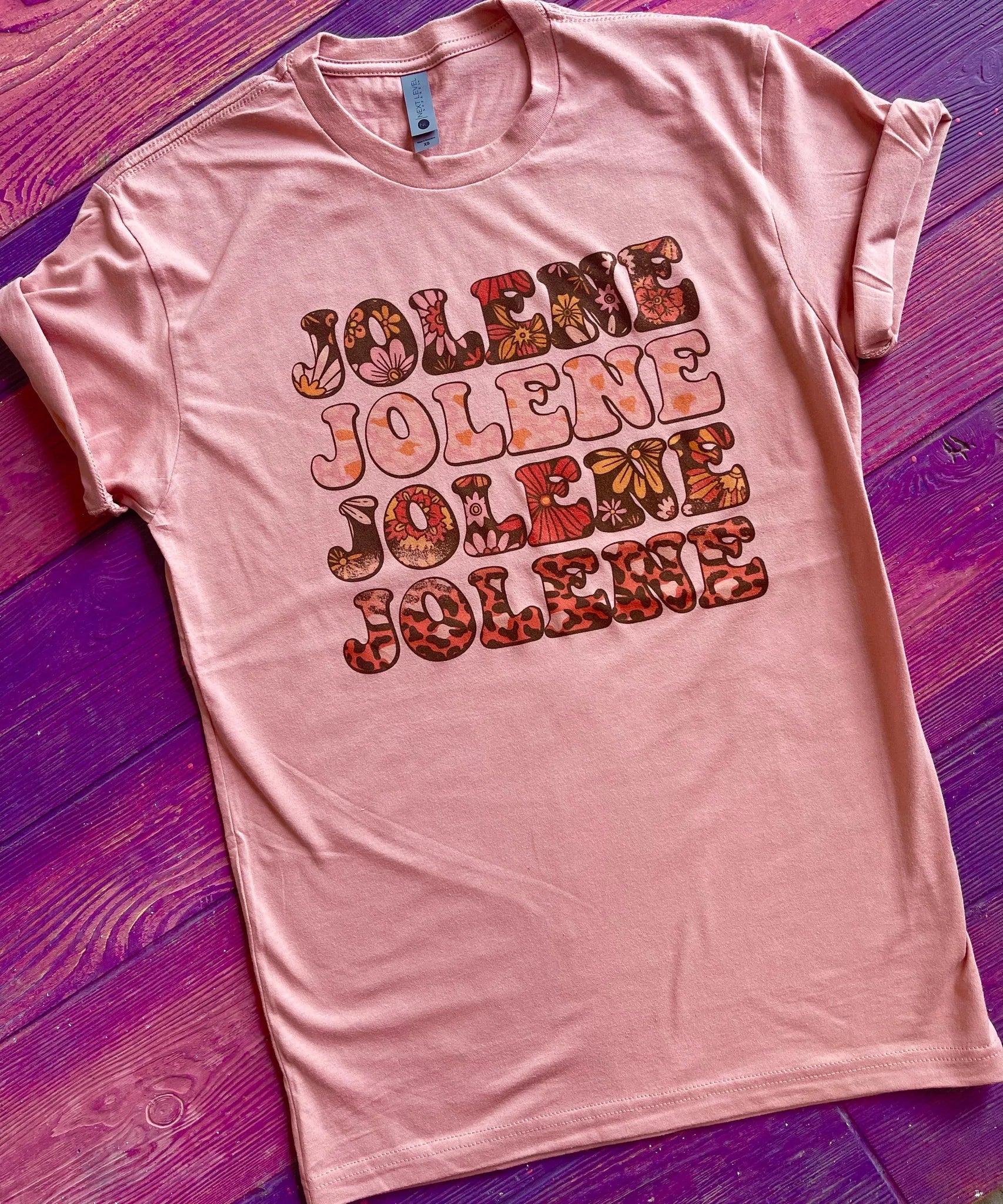 Retro Jolene Graphic Tee (made 2 order) LC