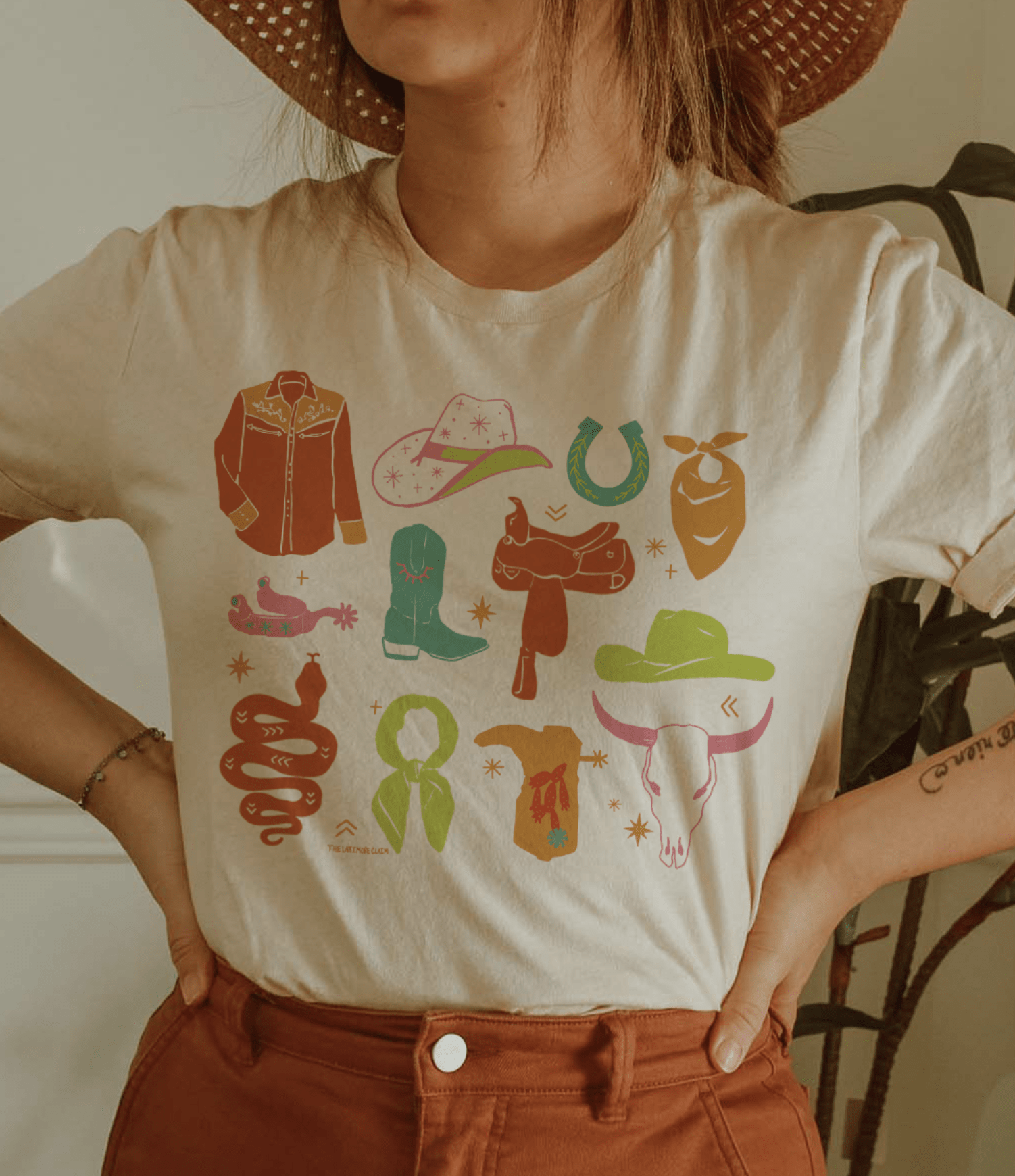 Rhinestone 2025 cowgirl shirt