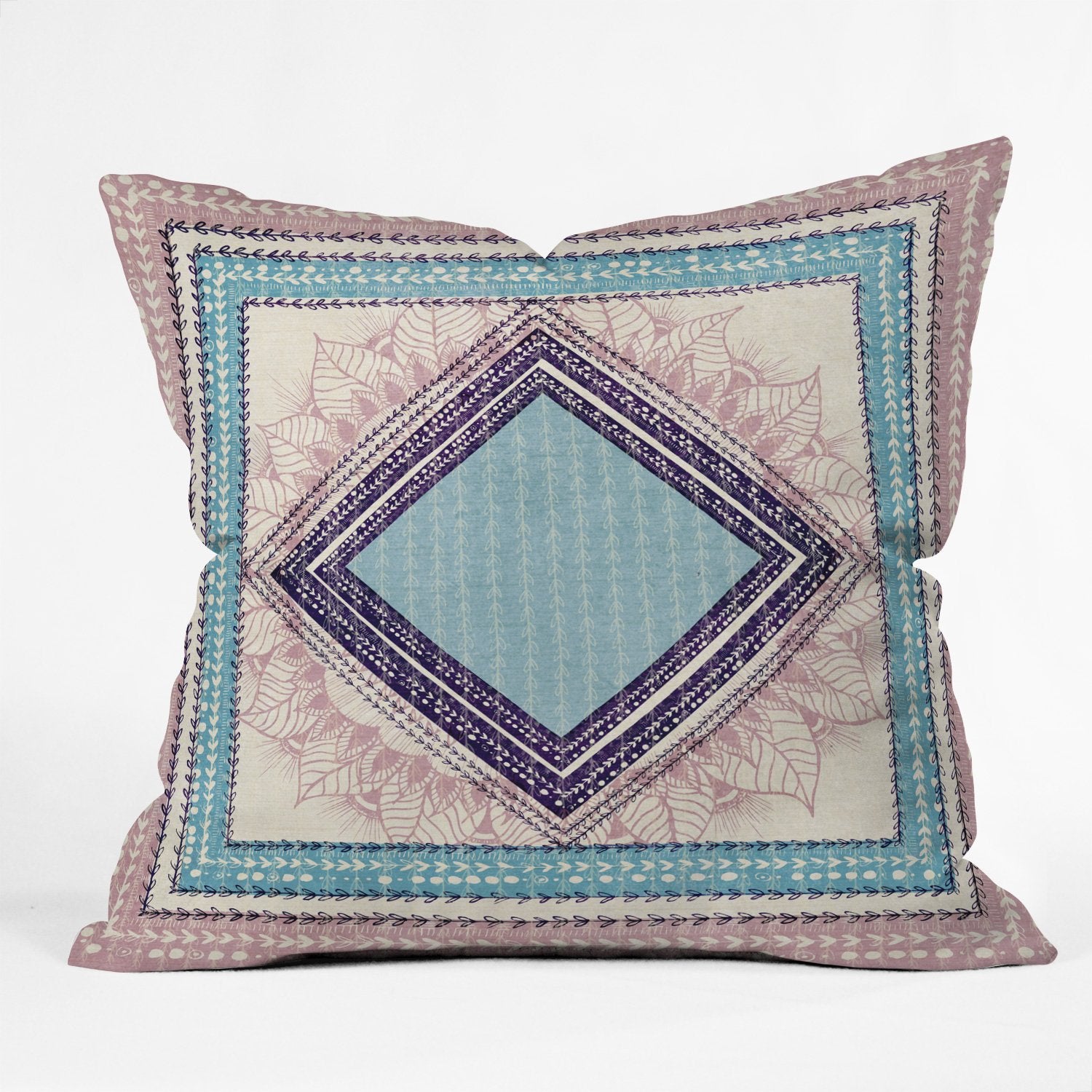"Ole Pastel Path" Indoor / Outdoor Throw Pillows (DS)