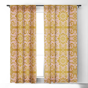 60s Love Story Blackout Window Curtains (DS)