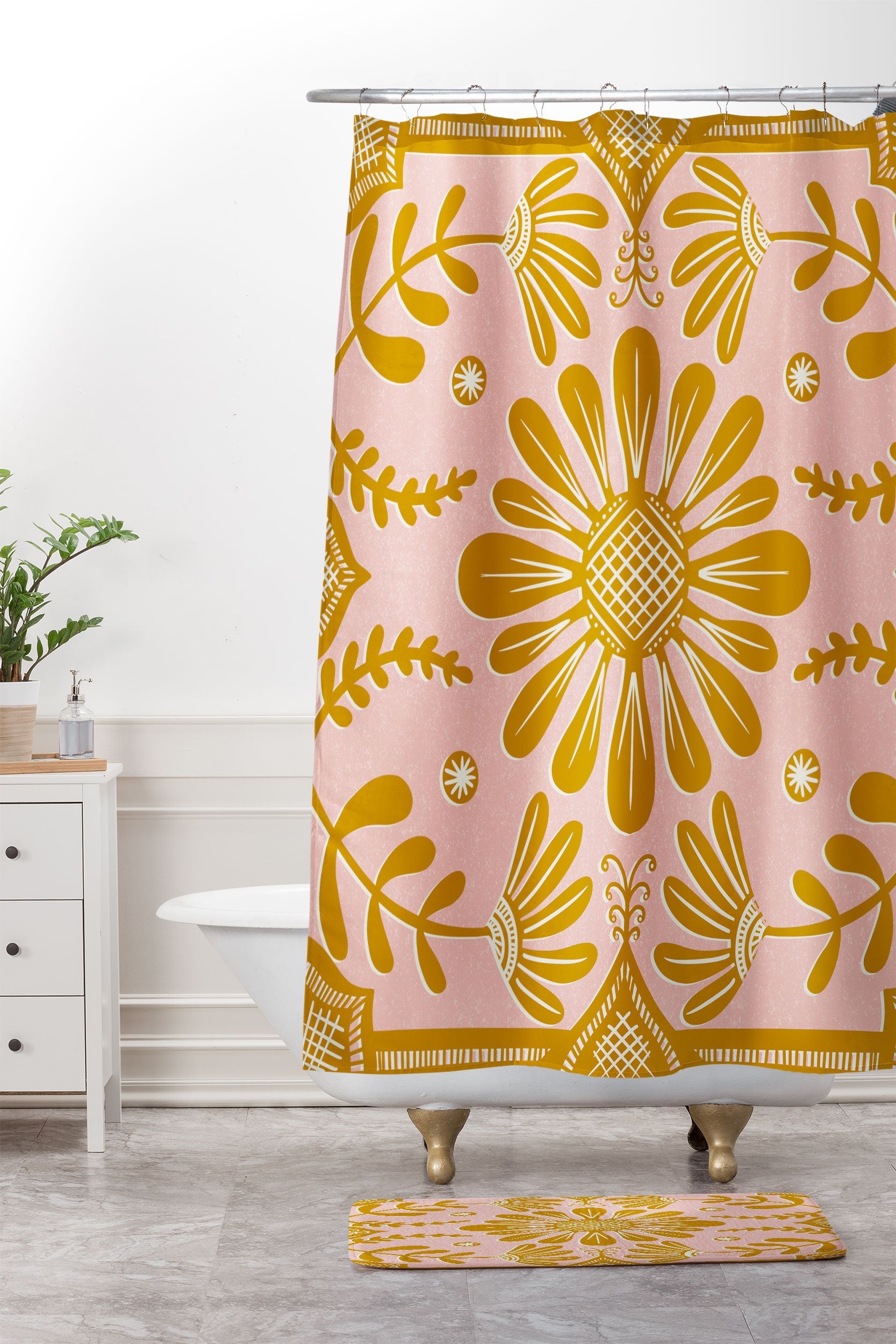 https://lilbeesbohemian.com/cdn/shop/products/sewzinski-boho-florals-yellow-white-pink-shower-curtain-with-mat-v1_70fa2b38-9069-4a65-ac9d-204a7df46f77.jpg?v=1631810581