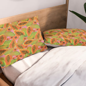 Pretty Papayas Pillow Shams (DS) DD