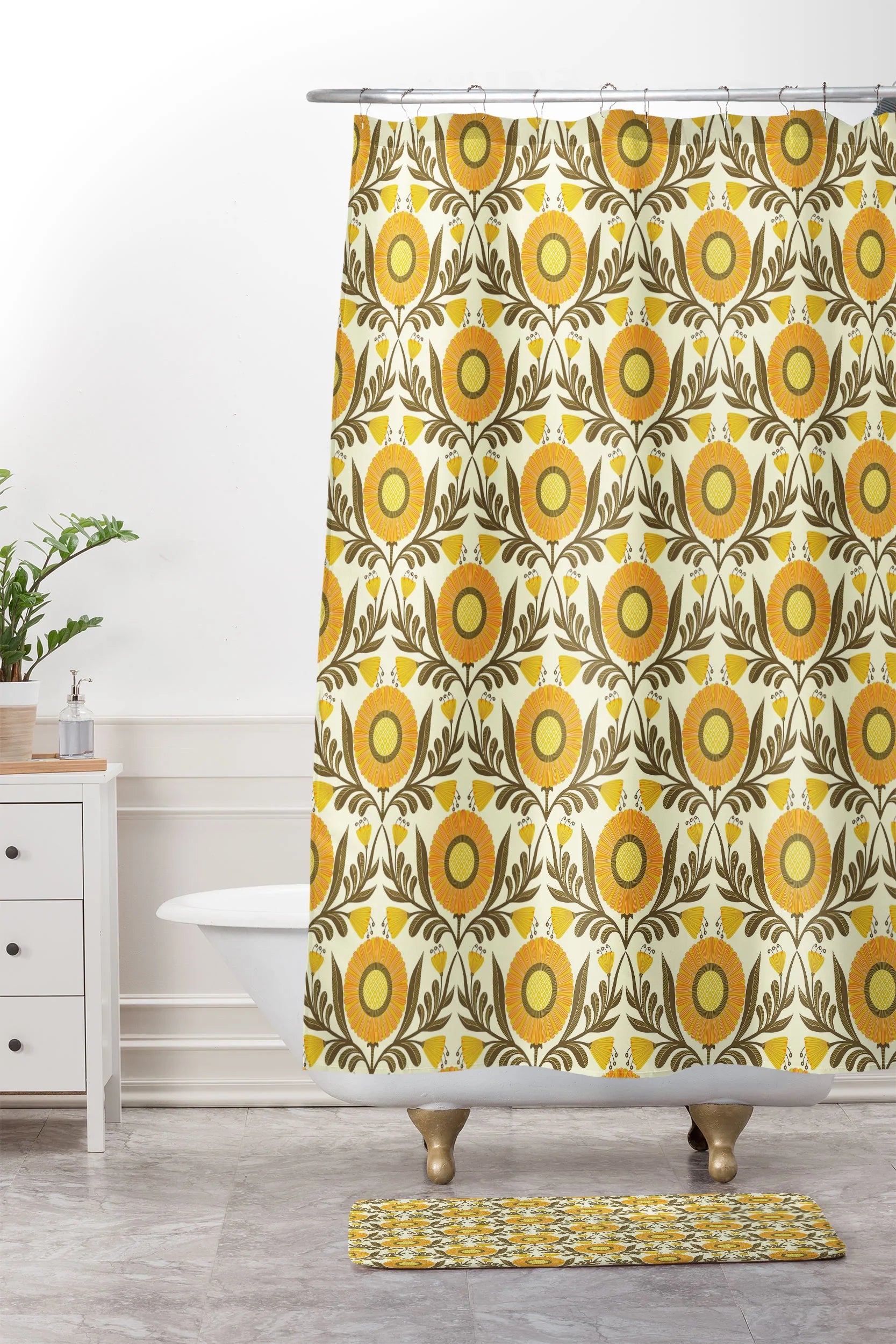 WallFlower Shower Curtain (DS) DD