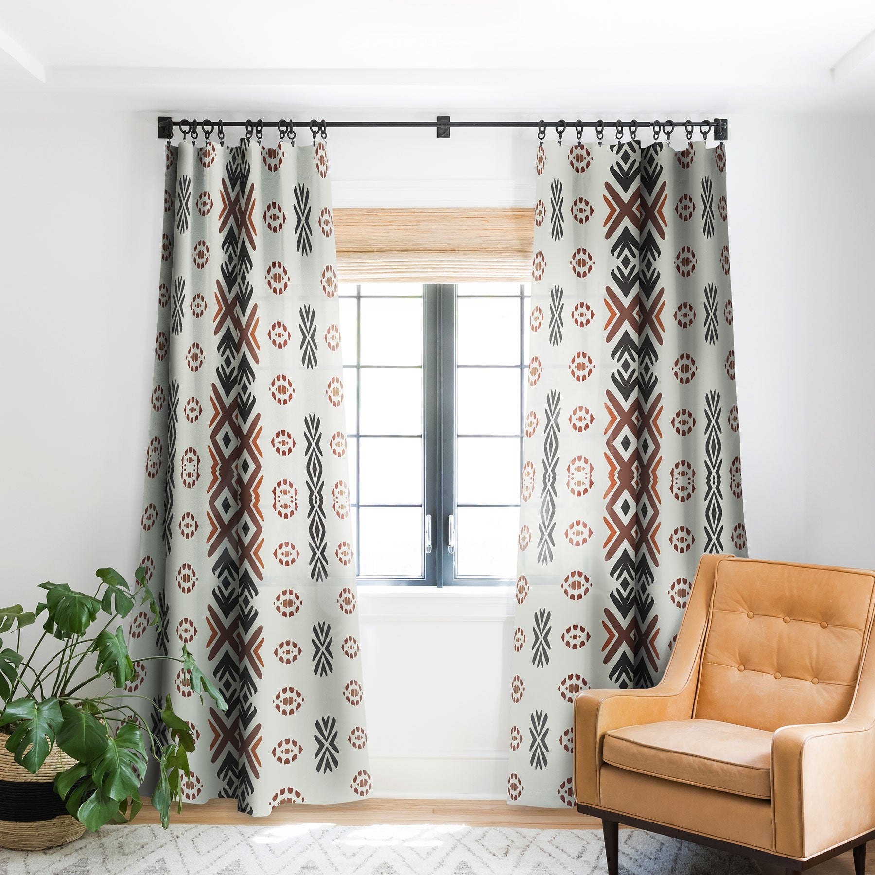"Ole Western Tribal" Blackout Window Curtains (DS)