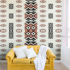"Ole Western Tribal" Wall Mural (DS)