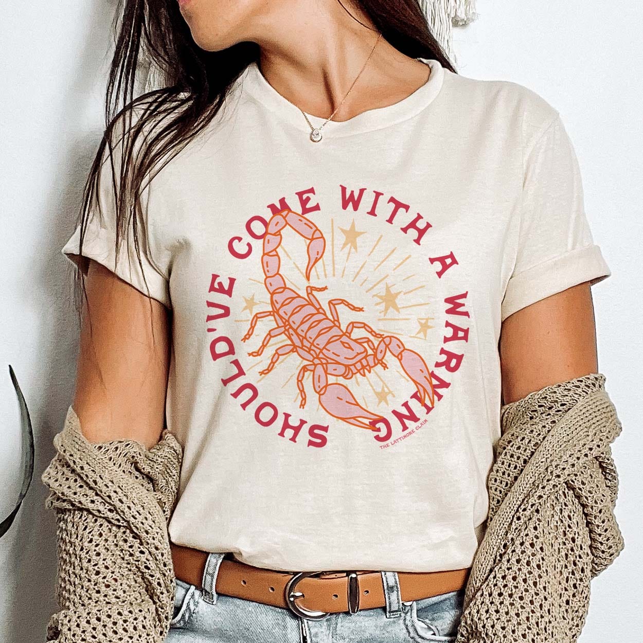 Should've Come With a Warning Graphic Tee (made 2 order) LC