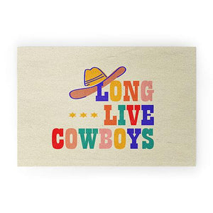 "Ole Long Live Cowboy" Welcome Mat (DS)