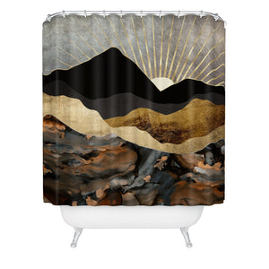 "Ole Mountain Sun" Shower Curtain (DS)