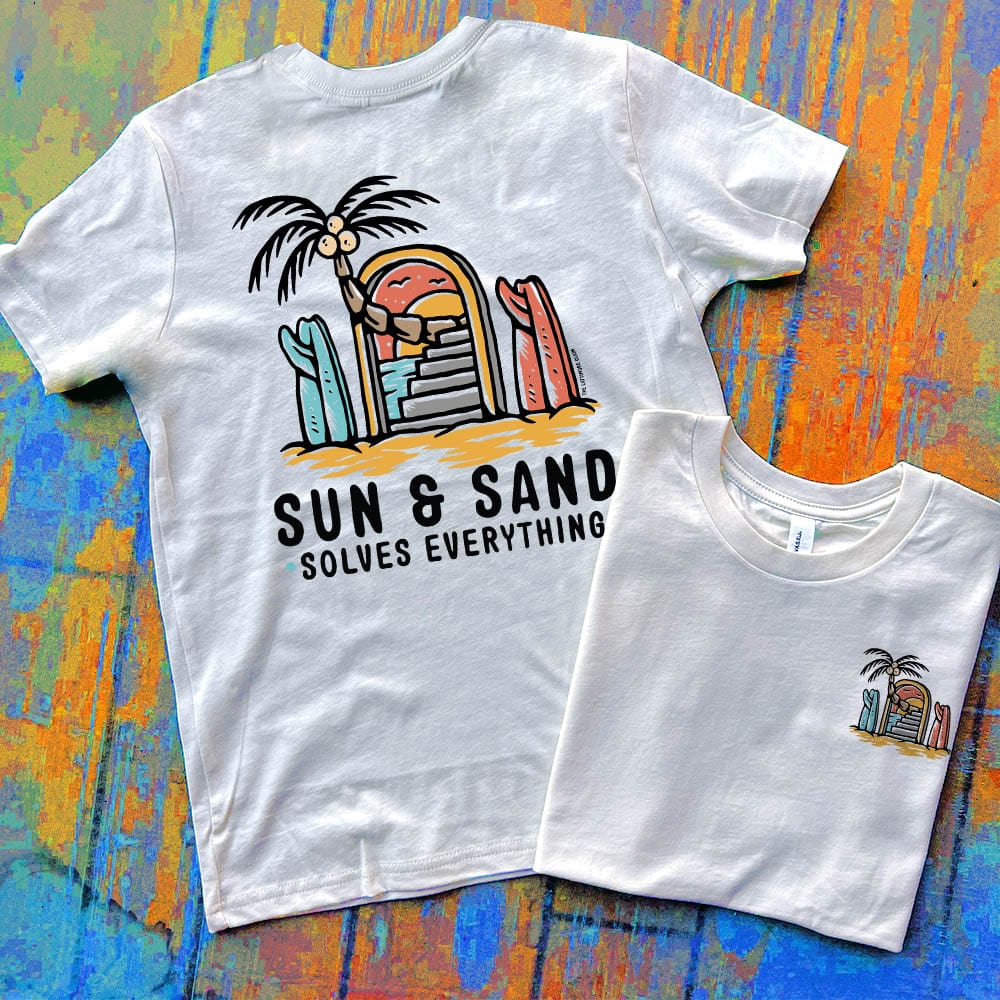 Sun & Sand Mama & Me Graphic Tee (made 2 order) LC