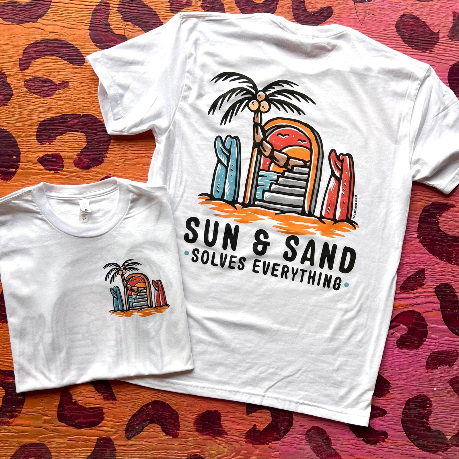 Sun & Sand Mama & Me Graphic Tee (made 2 order) LC