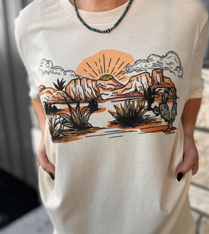 Sunrise in Arizona Graphic Tee (made 2 order) LC