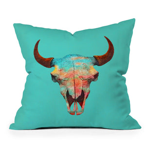 "Ole Turquoise Sky" Indoor / Outdoor Throw Pillows (DS)