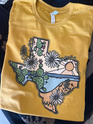 Texas Native Graphic Tee (made 2 order) LC