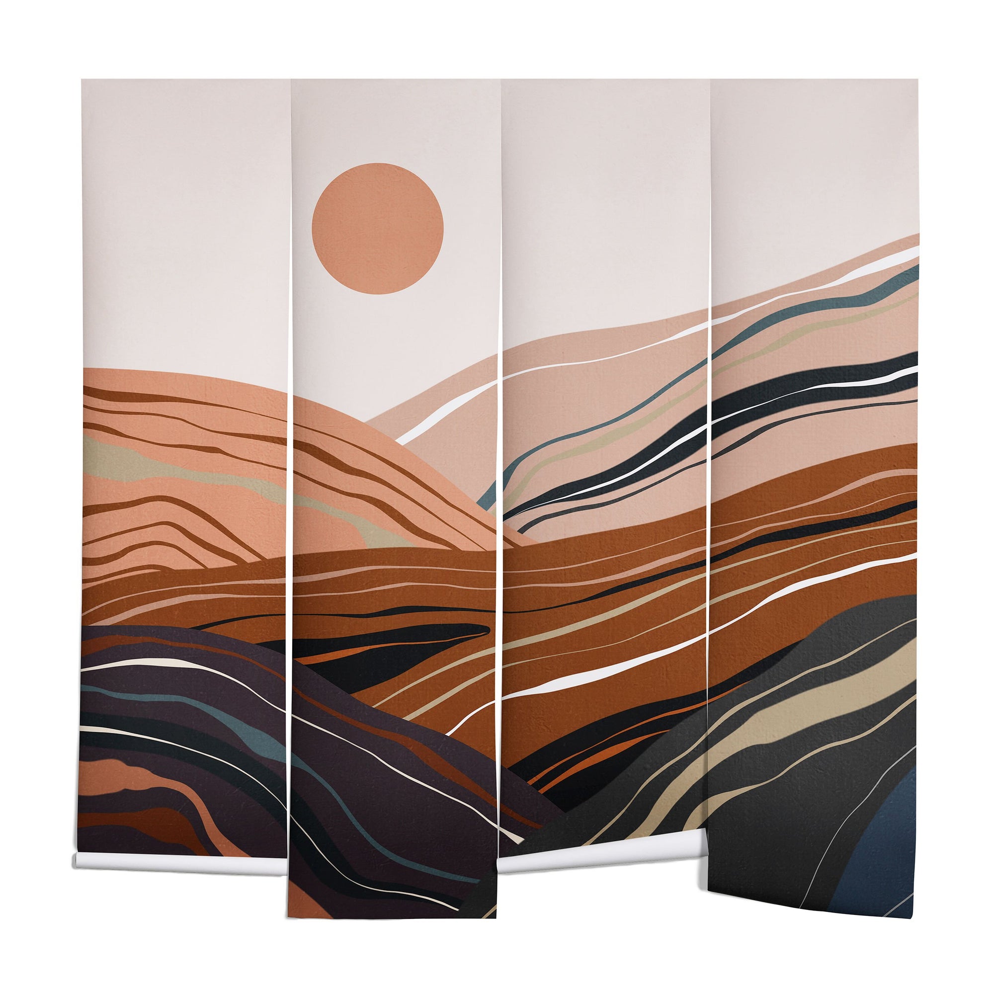 "Ole Mineral Landscape" Wall Mural (DS)