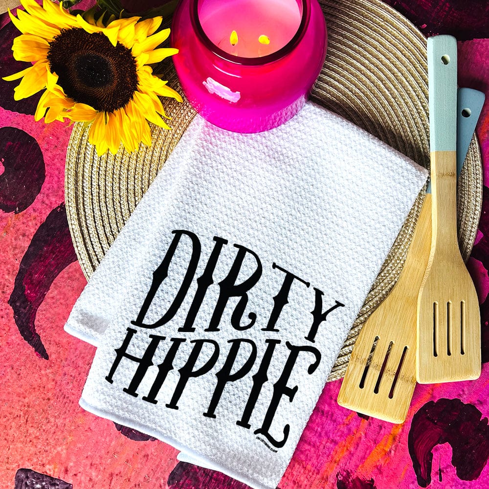Dirty Hippie Waffle Weave Decorative Hand Towel (DS) LC