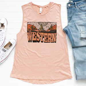 Western Graphic Festival TANK Top (made 2 order) LC