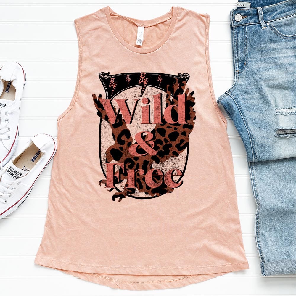 Wild & Free Graphic Festival TANK Top (made 2 order) LC